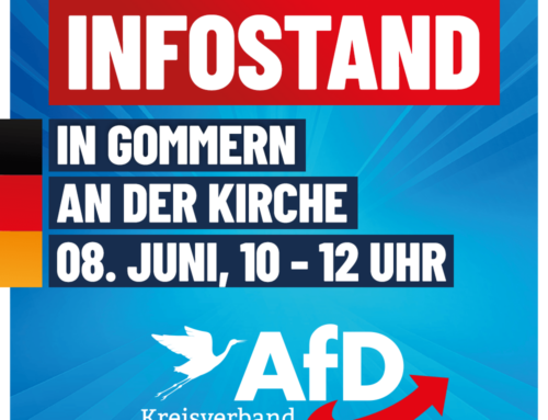 Termin: Infostand in Gommern