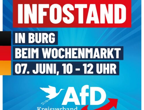 Termin: Infostand in Burg