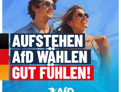 Heute alle Stimmen für die AfD!