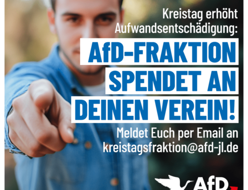 AfD-Fraktion spendet an Deinen Verein!