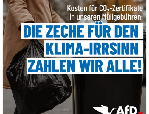 Die Zeche für den Klima-Irrsinn zahlen wir alle!