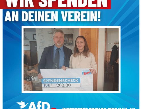 Spendenübergabe in Genthin