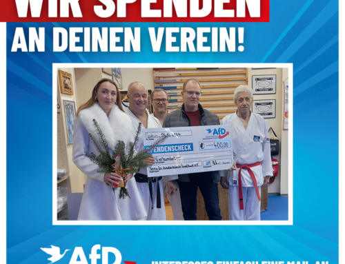 Spende an Kampfkunstverein in Genthin