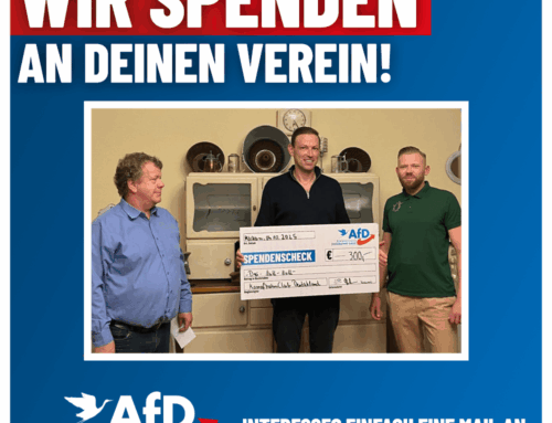 Weitere Spende an Vereine in der Region!