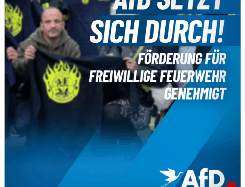 AfD setzt sich durch: Förderung für Freiwillige Feuerwehr Zabakuck