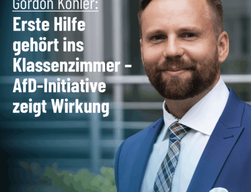 Erste Hilfe gehört ins Klassenzimmer – AfD-Initiative zeigt Wirkung