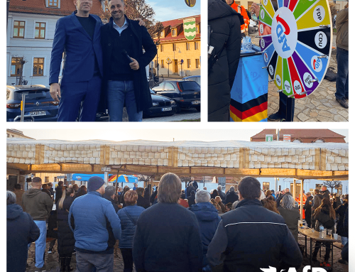 Hier war richtig was los in Gommern! 🔥Am 22. März: Phillipp-Anders Rau wählen!