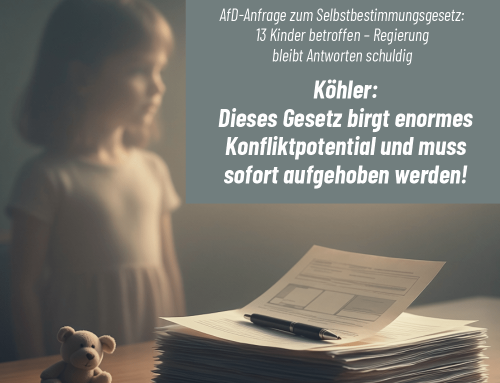 AfD-Anfrage zum Selbstbestimmungsgesetz: 13 Kinder betroffen – Regierung bleibt Antworten schuldig