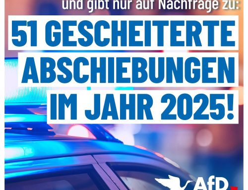 51 gescheiterte Abschiebungen im Jahr 2025