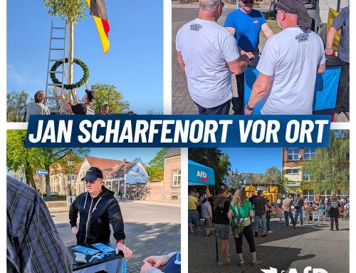 Jan Scharfenort nah am Bürger – Aktives Mai-Wochenende im Jerichower Land