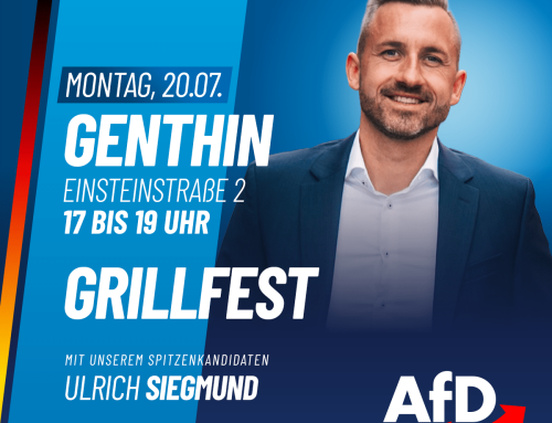 Grillfest mit Ulrich Siegmund in Genthin – 20.07.2026
